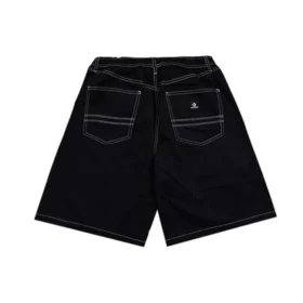 5-Pocket Baggy Shorts Asia Sizing „Black“