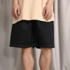 5-Pocket Baggy Shorts Asia Sizing „Black“