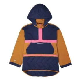 Šaty s odnímatelnou kapucí, asijské velikosti „Navy Tan“ Šaty s odnímatelnou kapucí, asijské velikosti „Navy Tan“