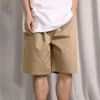 Baggy šortky s 5 kapsami, asijské velikosti „Khaki“