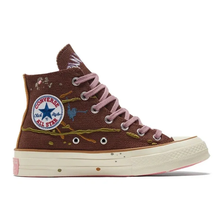 Bandulu x Chuck 70 High „Paint Splatter – Cappuccino Base“ Bandulu x Chuck 70 High „Paint Splatter – Cappuccino Base“