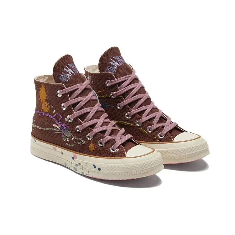 Bandulu x Chuck 70 High „Paint Splatter – Cappuccino Base“ Bandulu x Chuck 70 High „Paint Splatter – Cappuccino Base“