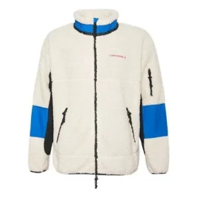 Bundy Sherpa z polárního fleece, hřejivá, s barevnými bloky, ležérní, se stojáčkem Bundy Sherpa z polárního fleece, hřejivá, s barevnými bloky, ležérní, se stojáčkem