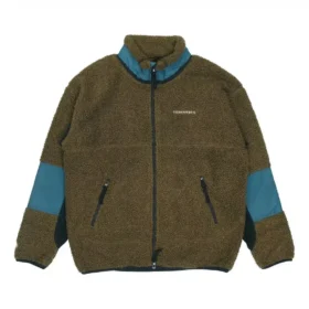 Bundy z polárního fleece Sherpa, asijské velikosti „Surplus Olive“ Bundy z polárního fleece Sherpa, asijské velikosti „Surplus Olive“