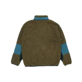 Bundy z polárního fleece Sherpa, asijské velikosti „Surplus Olive“ Bundy z polárního fleece Sherpa, asijské velikosti „Surplus Olive“
