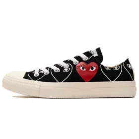 CDG x Converse Chuck Taylor All Star Multi Heart Black „White Red“