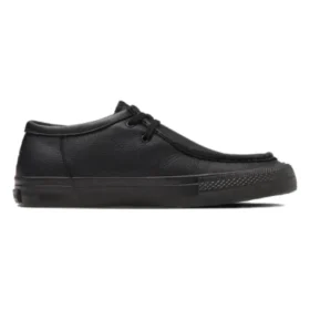 Chevron & Star Mokasíny Skateboarding Le Ox „Black“
