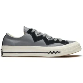 Chuck 1970s Leather Low Top Šedá Černá