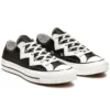 Chuck 1970s Mission-V nízké bílé tenisky s zubatým pruhem „Black White“