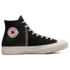 Chuck 70 Crafted Leather High „Black Egret“