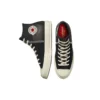 Chuck 70 Crafted Leather High „Black Egret“