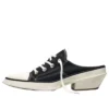 Chuck 70 De Luxe špičaté pantofle na podpatku s platformou „Black“