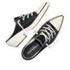 Chuck 70 De Luxe špičaté pantofle na podpatku s platformou „Black“