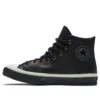 Chuck 70 HI „Black Leather White“