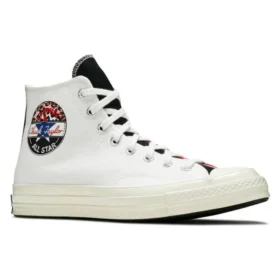 Chuck 70 Hi „Logo Play – White Rush Blue“