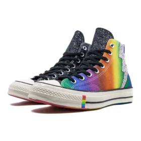 Chuck 70 Hi „Pride Shimmering Black Rainbow“