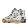 Chuck 70 High „ADER ERROR“ – bílá a imperiální modrá