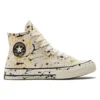Chuck 70 High „Archive Paint Splatter – Egret“
