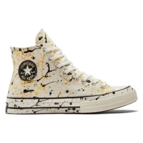 Chuck 70 High „Archive Paint Splatter – Egret“