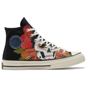 Chuck 70 High „Dia de los Muertos – černá“