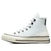 Chuck 70 High Leather „White Beige“