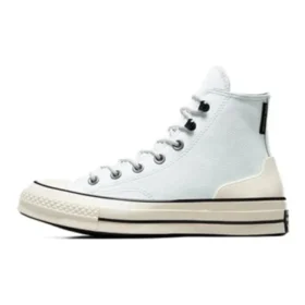 Chuck 70 High Leather „White Beige“