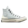 Chuck 70 High Leather „White Beige“