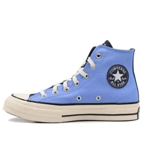 Chuck 70 High Letterman „Lt. Blue Navy Egret“