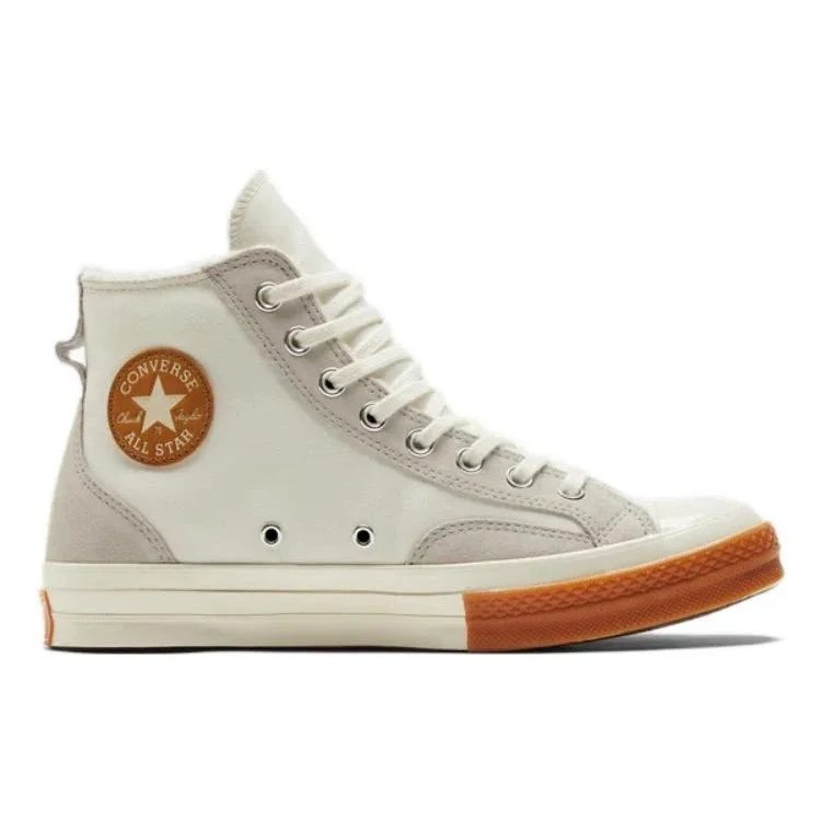 Chuck 70 High „Lined Colorblock – Vintage White Gum“