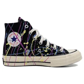 Chuck 70 High „Paint Splatter – Black“