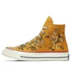 Chuck 70 High „Parkway Floral Embroidery – Turmeric Gold“