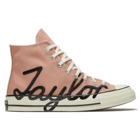 Chuck 70 High „Scripted Signature Print – Rose Gold“