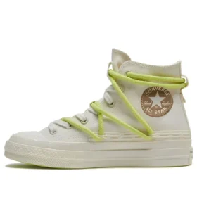 Chuck 70 High Tkaničky „White Green“