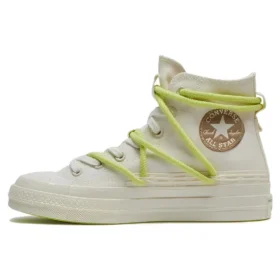 Chuck 70 High Tkaničky „White Green“