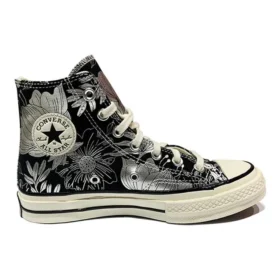 Chuck 70 High „Vintage Floral – Black Silver“