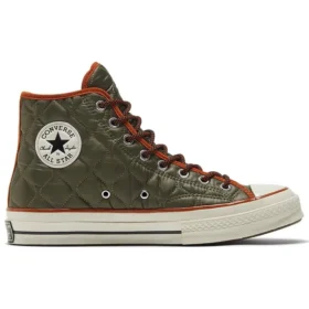 Chuck 70 High „Workwear Quilting – Green Brown“