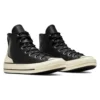 Chuck 70 Leather High „Black Egret“