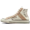 Chuck 70 Leather Overlay High „Egret Champagne Tan“