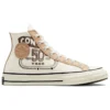 Chuck 70 Leather Overlay High „Egret Champagne Tan“