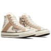 Chuck 70 Leather Overlay High „Egret Champagne Tan“