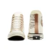 Chuck 70 Leather Overlay High „Egret Champagne Tan“