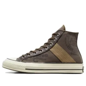 Chuck 70 Leather Overlay High „Engine Smoke“