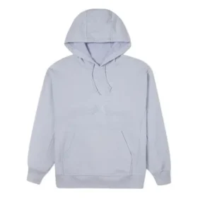 Chuck 70 Logo Embroidered Loose Hoodie šedá modrá