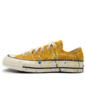 Chuck 70 Low „Paint Splatter – Sunflower Gold“