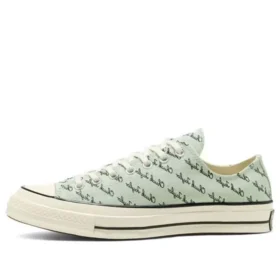 Chuck 70 Low „Scripted Signature Print – Green Oxide“