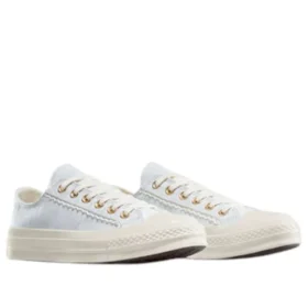 Chuck 70 Low Tkaničky Trim „Egret Barely Grey“