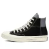 Chuck 70 Mixed Material Hi „Black Egret“