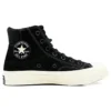 Chuck 70 s polstrovaným límcem, vysoké „Anodized Metals – černé“