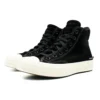 Chuck 70 s polstrovaným límcem, vysoké „Anodized Metals – černé“
