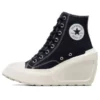 Chuck 70s De Luxe Wedge High Top „Black“
